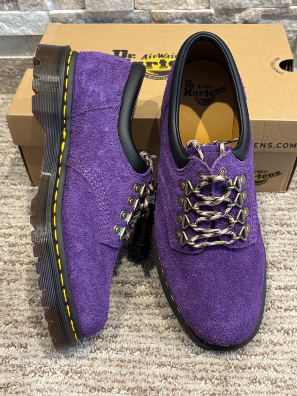 Dr. Martens 8053 Oxford Shoe - Purple Suede - RARE - Picture 6 of 8